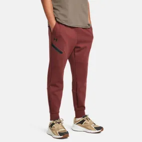 Pantalon homme Under Armour Unstoppable Fleece - Rouge Cinna/Noir