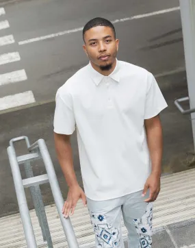 Polo uni manches courtes